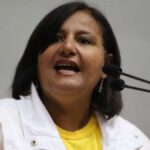 Venezuelan far-right opposition politician Dinorah Figuera, who substituted Guaidó in the fake "National Assembly." File photo.