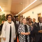 Deputy Secretary of State Victoria Nuland with Cote D'Ivoire's President and Foreign Minister, August 3, 2023. Photo: The Grayzone/File photo.