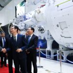 Venezuelan President Nicolás Maduro visiting China's Academy of Aerospace Technology in Beijing on Tuesday, September 12, 2023. Photo: Ultimas Noticias.