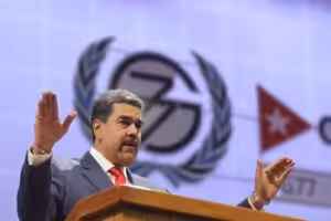 Venezuelan President Nicolás Maduro during his speech at the G77+China Summit held in Havana, Cuba on Friday, September 1, 2023. Photo: Presidential Press