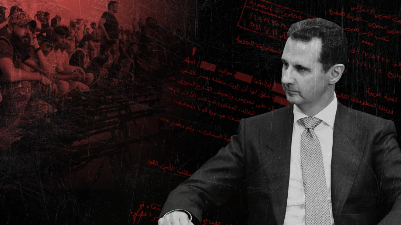 Compilation image featuring Syrian President Bashar al-Assad. Photo: MintPress News.