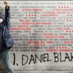 Poster of British filmmaker Ken Loach's award-winning 2016 film I, Daniel Blake. File photo.