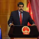 President Maduro delivering a speech during his China tour. Photo: Atlantic Council.