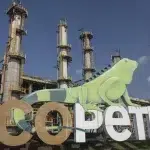 An Ecopetrol refinery in Barrancabermeja, Colombia, on February 15, 2022. Photo: Ivan Valencia/Bloomberg/File photo.