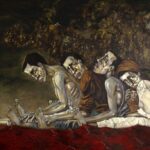 Shefa Salem al-Baraesi (Libya), Drown on Dry Land, 2019. Photo: https://shefasalem.com.ly/.