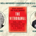 Poster for launch of Noam Chomsky and Vijay Prashad's book The Withdrawal. Photo: The People's Forum.