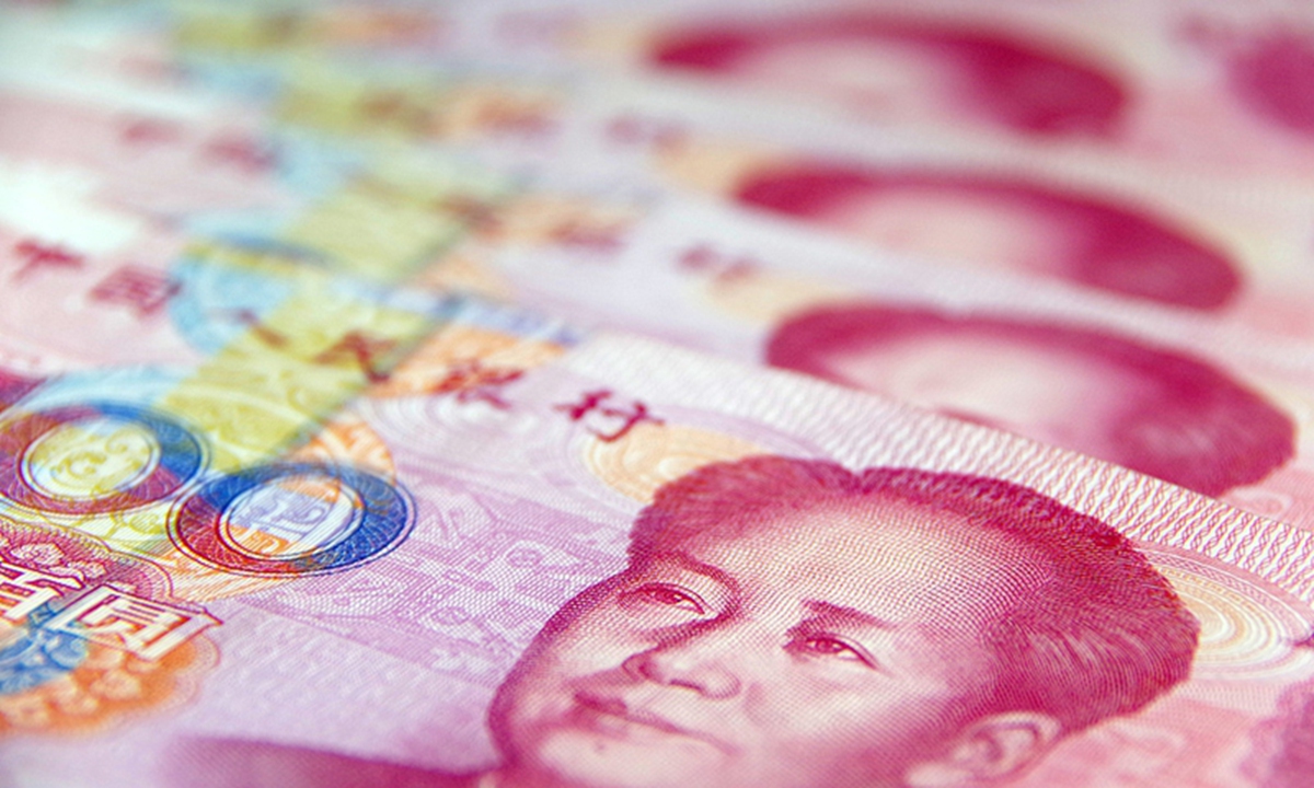 Chinese yuan notes. File photo.