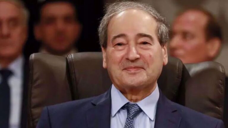 Syrian Foreign Minister Faisal Mekdad attends a regional meeting in Amman, Jordan, on May 1, 2023. Photo: AFP.