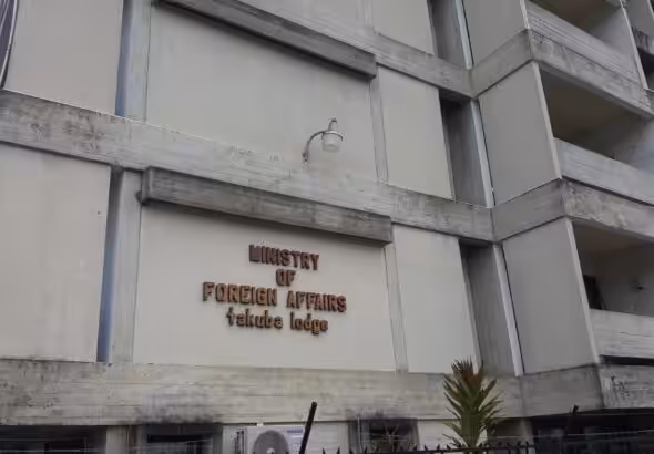 Headquarters of Guyana's Ministry of Foreign Affairs, located in Georgetown, capital of Guyana. Photo: File photo.