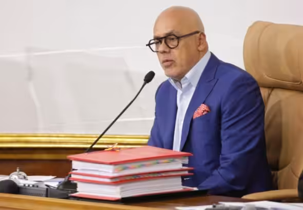 President of the Venezuelan National Assembly, Jorge Rodríguez. Photo: Wilmer Errades.