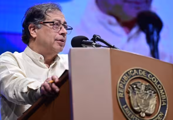 Gustavo Petro, president of Colombia. File photo.