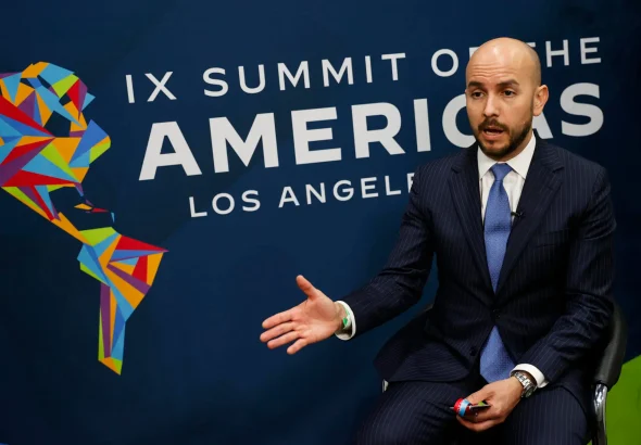 White House advisor Juan González during the controversial 9th Summit of the Americas. Photo: EFE/File photo.