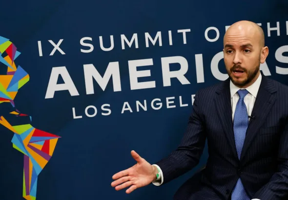 White House advisor Juan González during the controversial 9th Summit of the Americas. Photo: EFE/File photo.