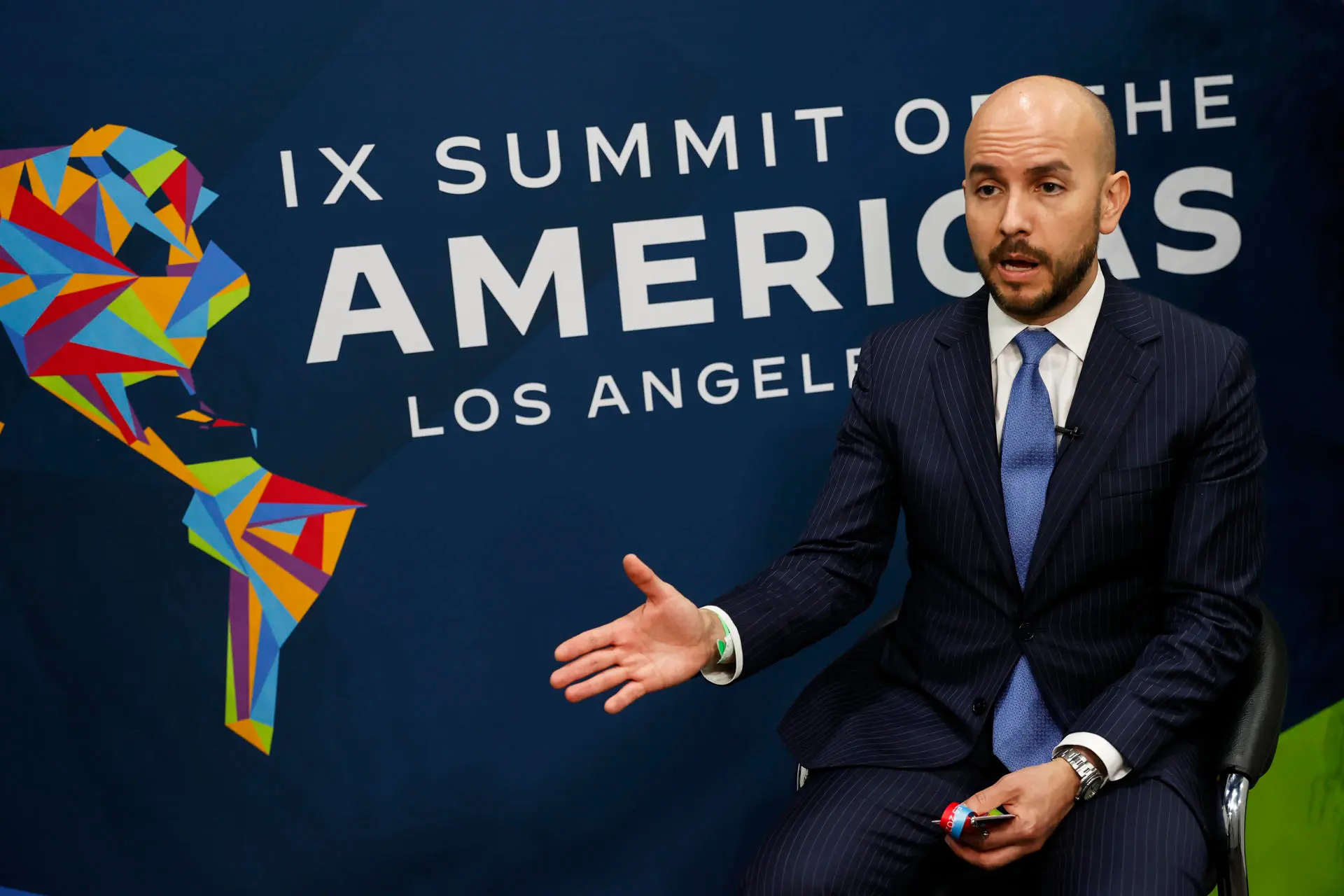 White House advisor Juan González during the controversial 9th Summit of the Americas. Photo: EFE/File photo.
