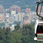 Panoramic view of Caracas taken from a cable car from the Warairarepano Cableway System. File photo.