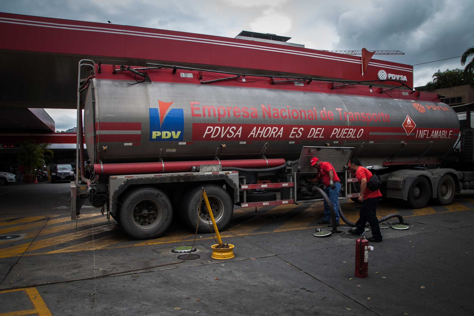 A tanker truck in Venezuela. Photo: Bloomberg.