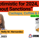 Graphic for Orinoco Tribune's Coffee & Chavistas interview with Venezuelan Chavista activist Nelly M. Hernandez, available on YouTube. Photo: Orinoco Tribune.