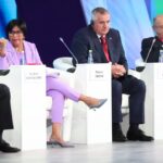 Venezuelan Vice President Delcy Rodríguez participates in the Russia Energy Week conference, Moscow, October 11, 2023. Photo: Facebook/Ministry of Economy, Finance and Foreign Trade of Venezuela.