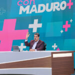Venezuelan President Nicolás Maduro during his television program Con Maduro+. Photo: Presidential Press.