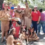 Indigenous peoples of Venezuela commemorate the Day of Indigenous Resistance, in Caracas, October 12, 2023. Photo: Ministry of Culture of Venezuela.