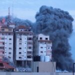 Israeli bombings in Gaza, Palestine. Photo: Ziad Taleb/UN News.