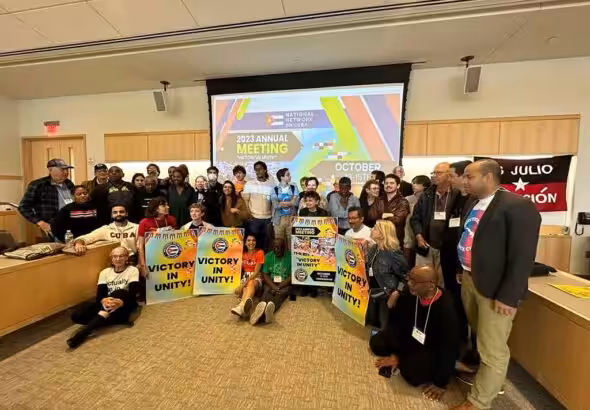 The US National Network on Cuba's solidarity meeting in Boston. Photo: Prensa Latina.