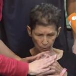 Israeli captive Yocheved Lifshitz during her press conference. Photo: Screenshot from press conference/Al Mayadeen.