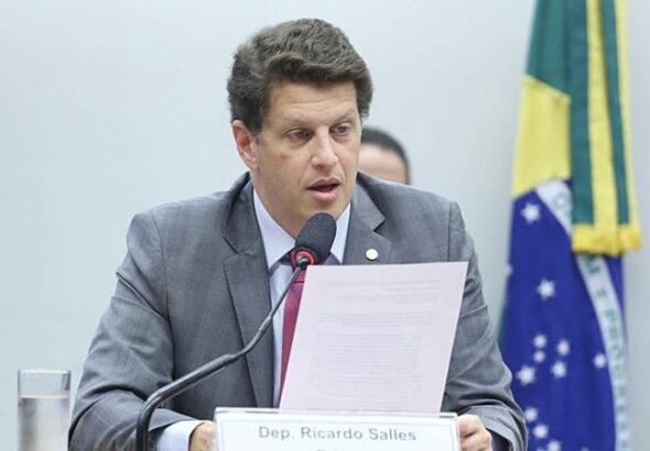 Ricardo Salles was the commission's rapporteur. Photo: Vinicius Loures/Câmara dos Deputados.