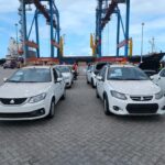 Iranian SAIPA cars being unloaded from a ship in a Venezuelan port. Photo: File photo.