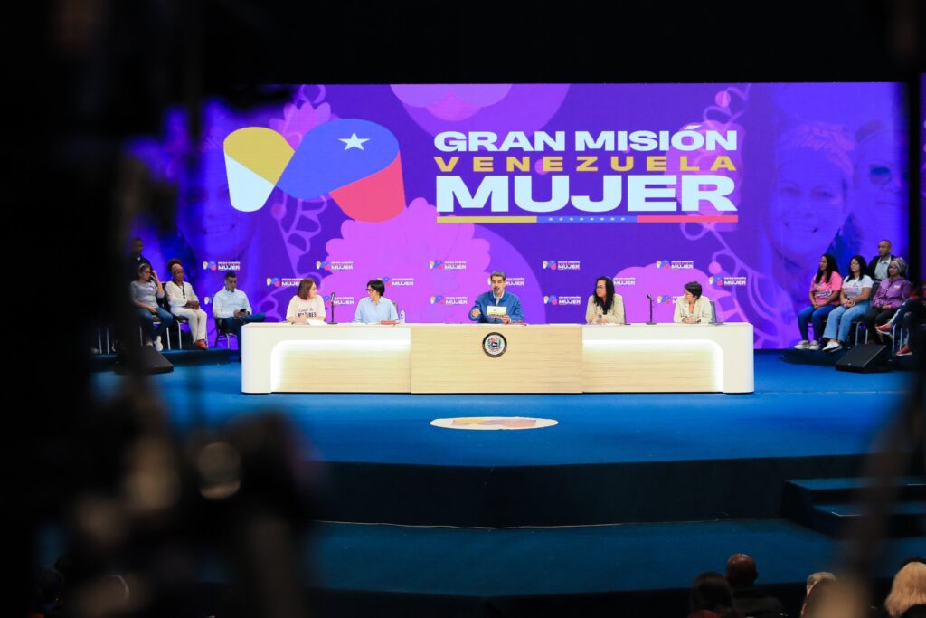 President Maduro announces the launch of the Great Venezuelan Women's Mission. Photo: X/@NicolasMaduro.