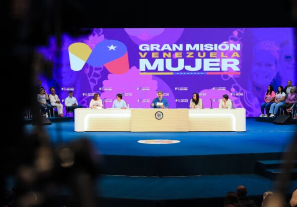 President Maduro announces the launch of the Great Venezuelan Women's Mission. Photo: X/@NicolasMaduro.