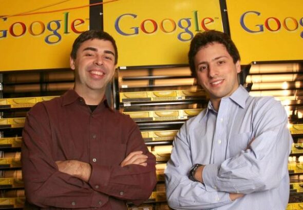 Larry Page and Sergey Brin. Photo: Kit's Newsletter/File photo.