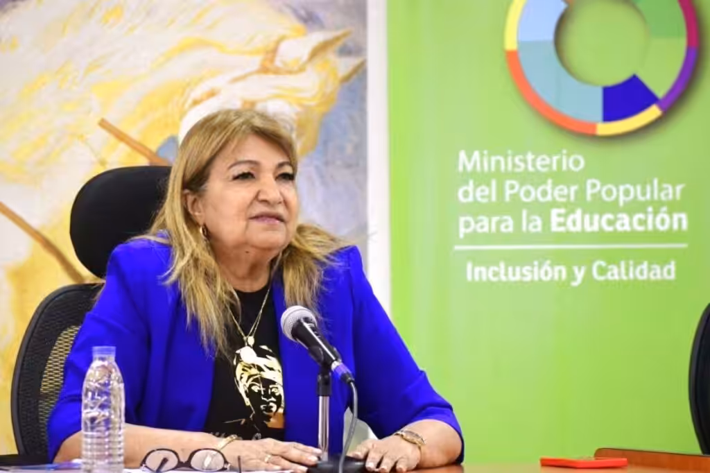 Venezuelan Education Minister Yelitze Santaella. File photo.