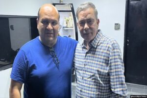 Venezuelan opposition politicians Roland Carreño (left) and Gerardo Blyde (right). Photo: X/@GerardoBlyde.