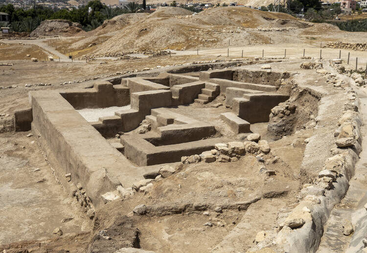 Early Bronze III Palace (G ). Photo: Ministry of Tourism and Antiquities (MoTA).