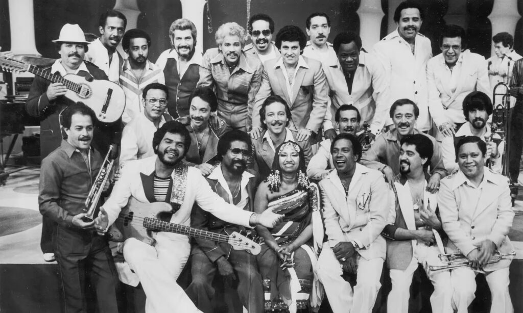 The "Fania All Stars" in 1980. Photo: Judy Morales/Fania.