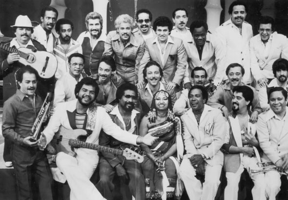 The "Fania All Stars" in 1980. Photo: Judy Morales/Fania.