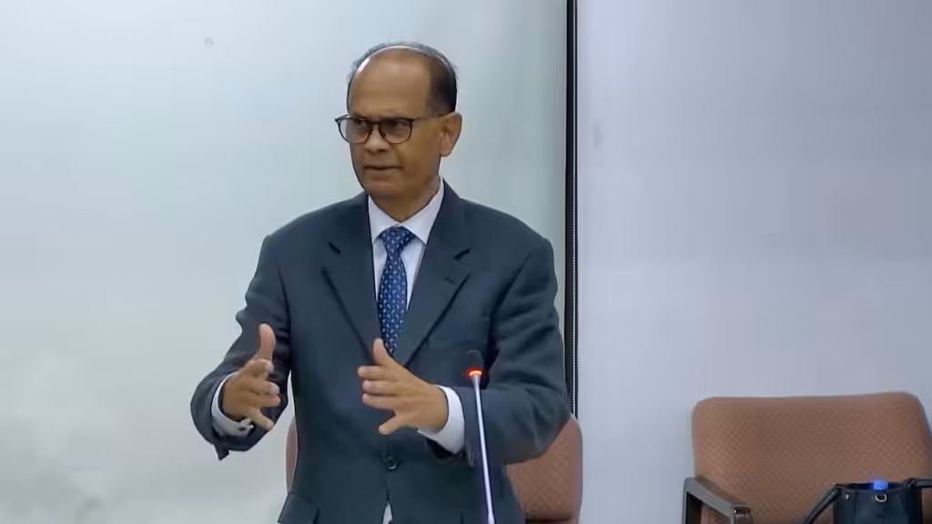 Suriname's NDP parliamentary bench leader Rabin Parmessar. Photo: DNA/File photo.