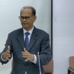 Suriname's NDP parliamentary bench leader Rabin Parmessar. Photo: DNA/File photo.