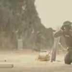 Israeli soldiers launch a mortar. Photo: Al Mayadeen.
