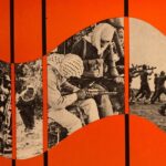 A graphic depicts Palestinian resistance fighters with weapons in hand and keffiyehs atop some fighters' heads. Photo: Ebb Magazine.