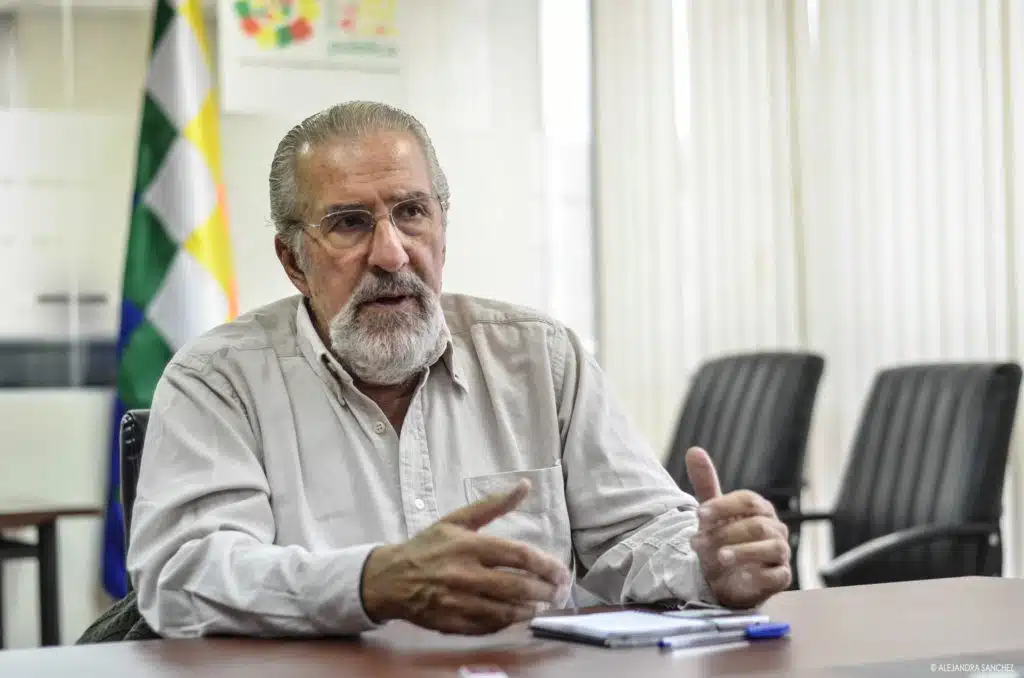 Argentinian political scientist Atilio Boron. Photo: Resumen Latinoamericano-English/File photo.