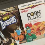 Kellogg's cereals in Venezuela during the COVID-19 pandemic. Photo: X/@FedeCavero/File photo.
