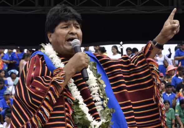 Former president of Bolivia, Evo Morales. File photo.