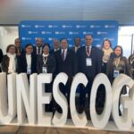 Venezuelan diplomatic delegation at UNESCO. Photo: X/@RodulfoPerezVen.