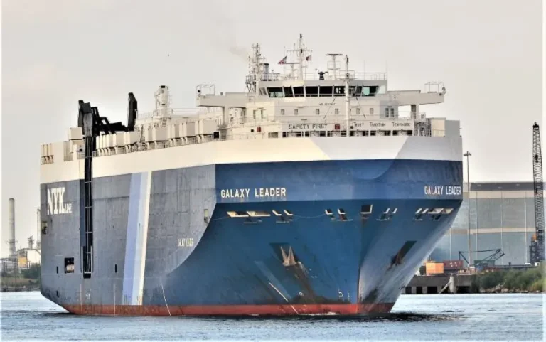 The Israeli Galaxy Leader cargo ship, August 30, 2020, San Jacinto, California, The United States. Photo: Al Mayadeen-English/File photo.