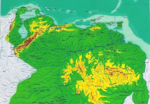 Official map of the Captaincy General of Venezuela, as of 1777. Photo: Wikipedia