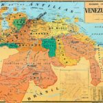 Map of Venezuela elaborated by L. Robelin around 1890. Photo: Wikipedia.
