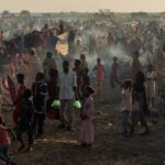 Displaced people arrive in South Sudan from Sudan through the Joda border crossing. Photo: UN News