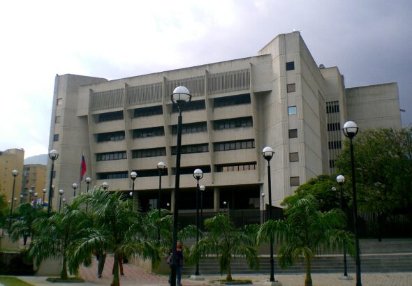 Venezuelan Supreme Court of Justice headquarters in Caracas, Venezuela. Photo: File photo.